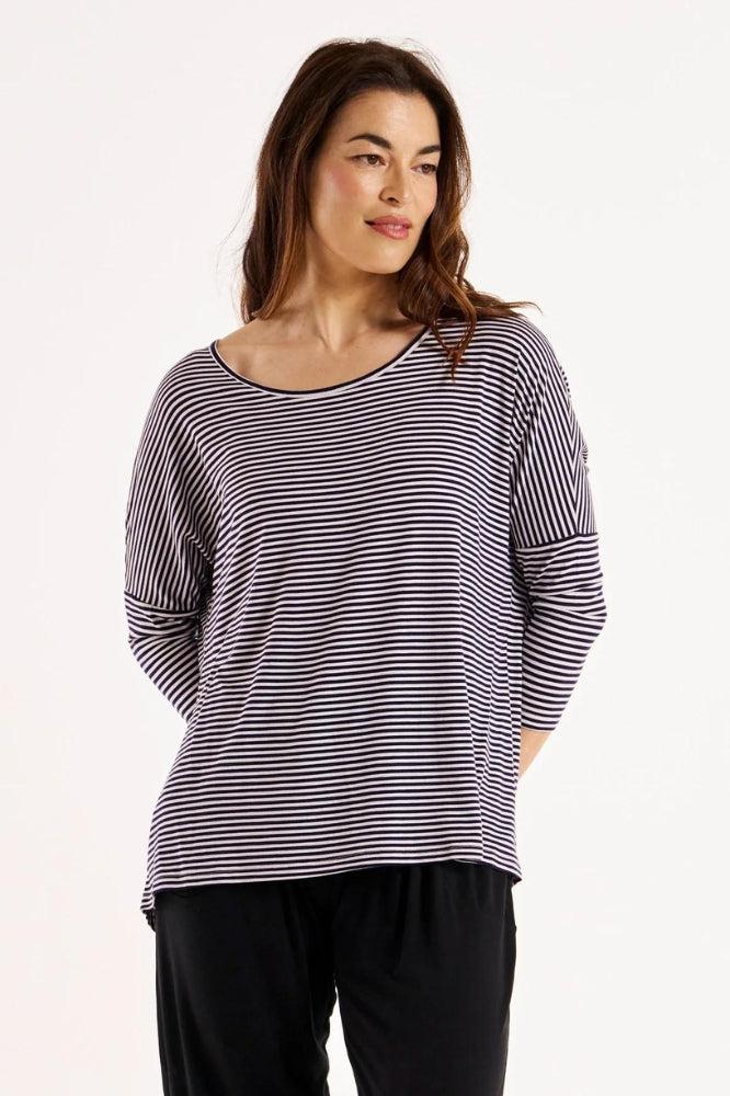 Betty Basics Athena Shirt (Mythology Stripe Print) main image 1