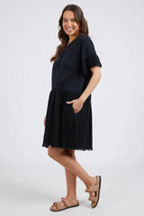 Elm Fable Dress Washed Black From BoxHill