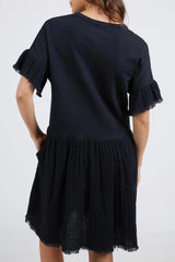 Elm Fable Dress Washed Black From BoxHill
