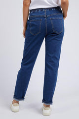 Foxwood Juliette Jogger Jeans Dark Blue From BoxHill