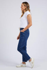 Foxwood Juliette Jogger Jeans Dark Blue From BoxHill