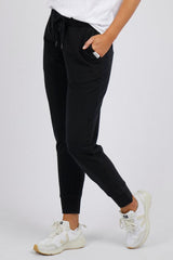 Foxwood Lazy Days Pants Black From BoxHill