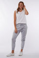 Foxwood Lazy Days Pants Grey Marle From BoxHill
