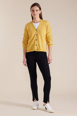Marco Polo Cable Sleeve Cardi Marigold From BoxHill