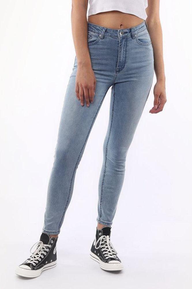 Silent Theory The Vice High Skinny Jeans Clean Indigo BoxHill