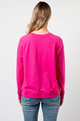 Stella and Gemma Bow Classic Sweater Neon Pink From BoxHill