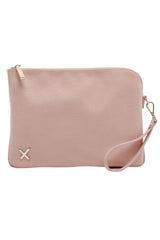 Home-Lee Oversized Clutch Blush Pink One Size Blush Pink From BoxHill