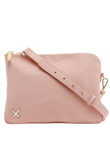 Home-Lee Oversized Clutch Blush Pink One Size Blush Pink From BoxHill