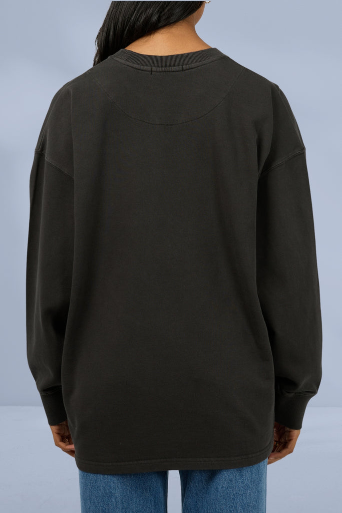 All About Eve AAE Relaxed Crew Washed Black From BoxHill