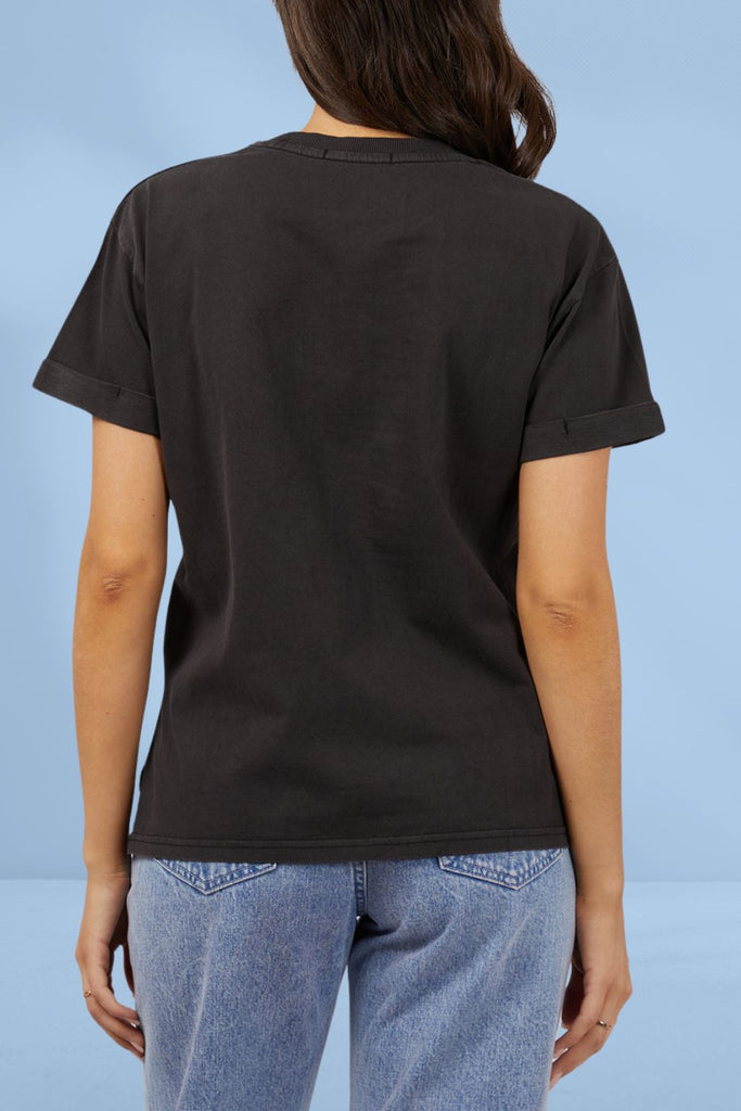All About Eve AAE Washed Tee Washed Black From BoxHill