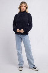 All About Eve Missy Oversized Knit Black From BoxHill