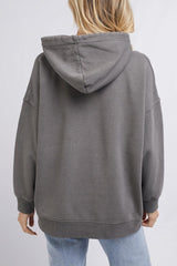 All About Eve Old Favourite Hoody Charcoal From BoxHill