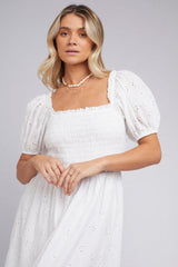 All About Eve Olivia Midi Dress White From BoxHill