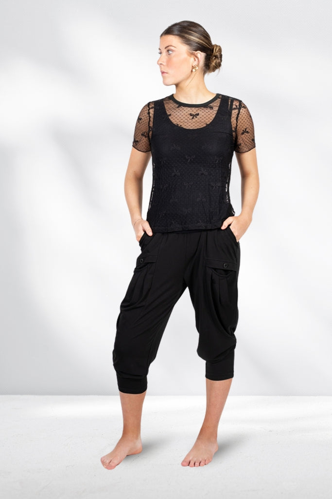 Antler Bohdi Button Pants Black From BoxHill