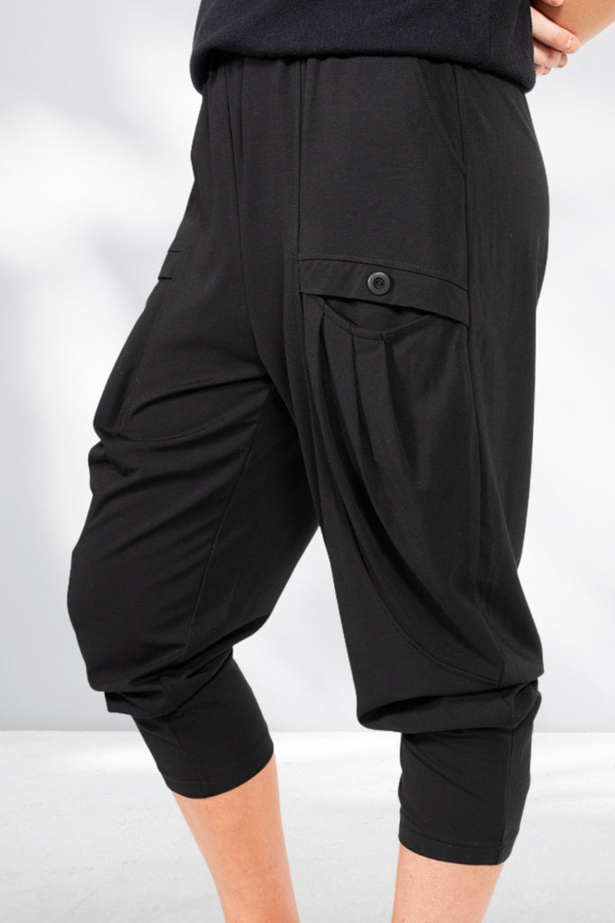 Antler Bohdi Button Pants Black From BoxHill