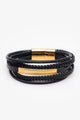 Antler Braided Bracelet Set Black One Size Black From BoxHill