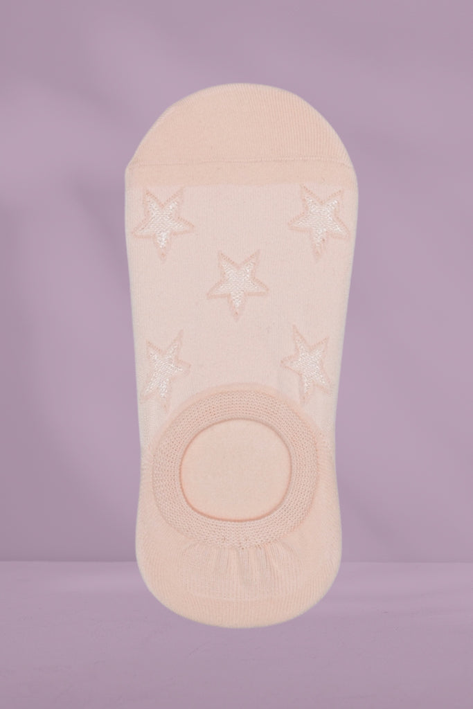 Antler No Show Socks Blush Star From BoxHill