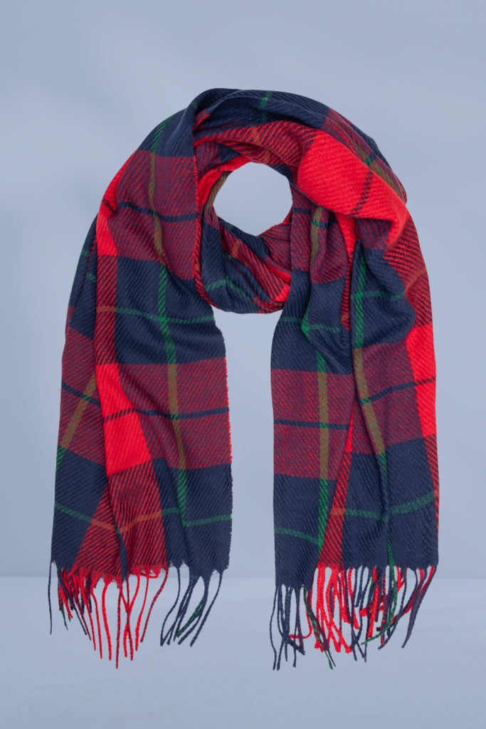 Antler Wallace Plaid Scarf From BoxHill