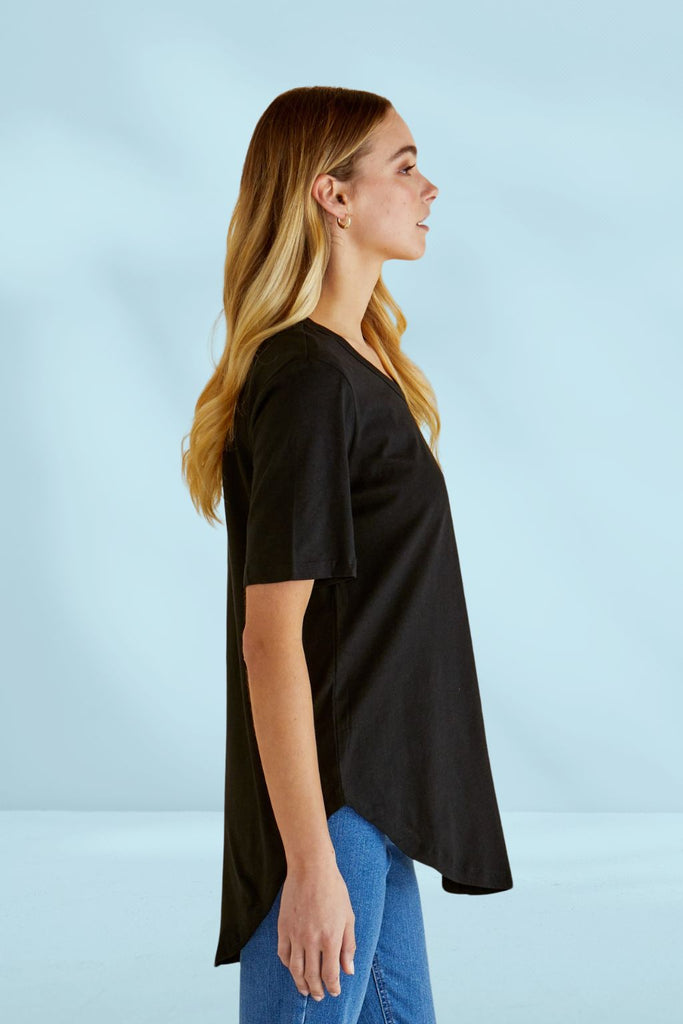 Betty Basics Ariana Tee Black From BoxHill