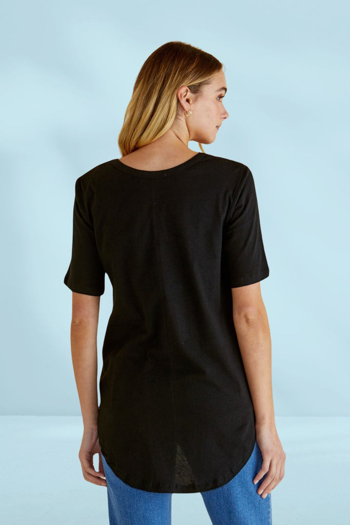 Betty Basics Ariana Tee Black From BoxHill