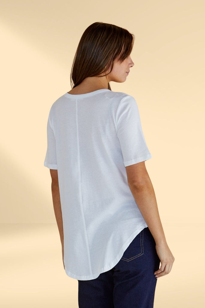 Betty Basics Ariana Tee White From BoxHill