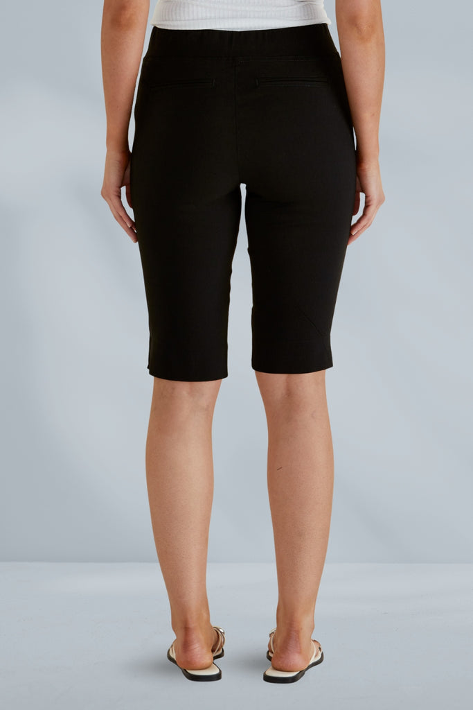 Betty Basics Bermuda Bengaline Shorts Black From BoxHill
