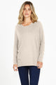 Betty Basics Bronte Knit Top Wheat From BoxHill