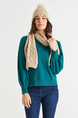 Betty Basics Charlotte Knit Jumper Classic Teal From BoxHill