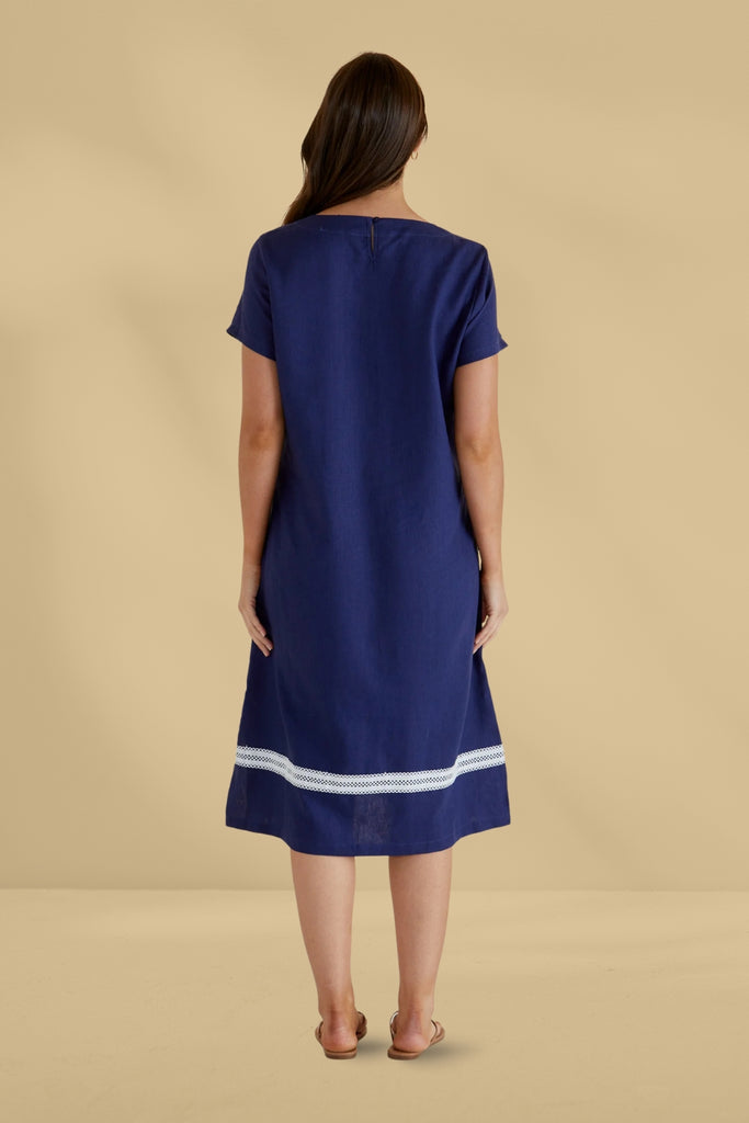 Betty Basics Elwood Dress Navy From BoxHill