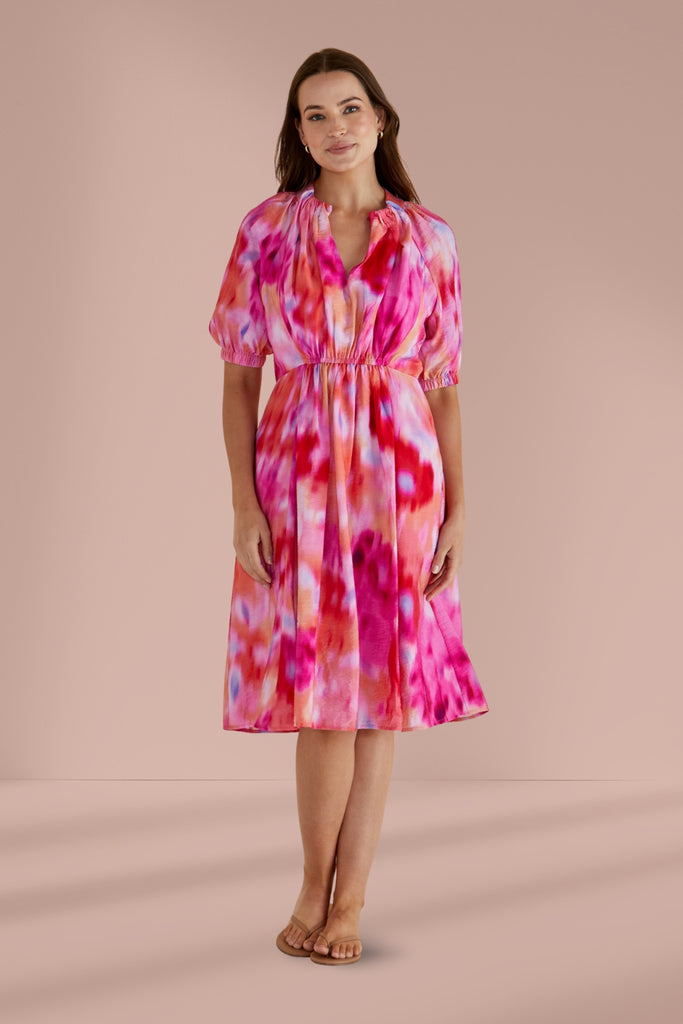 Betty Basics Emery Dress Floral Abstract From BoxHill