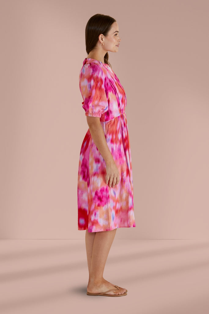 Betty Basics Emery Dress Floral Abstract From BoxHill
