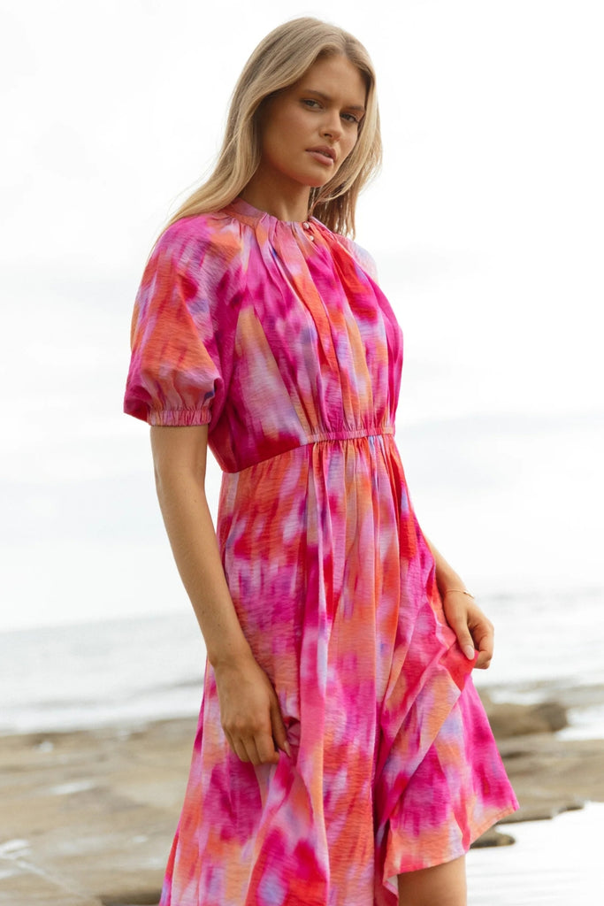 Betty Basics Emery Dress Floral Abstract From BoxHill