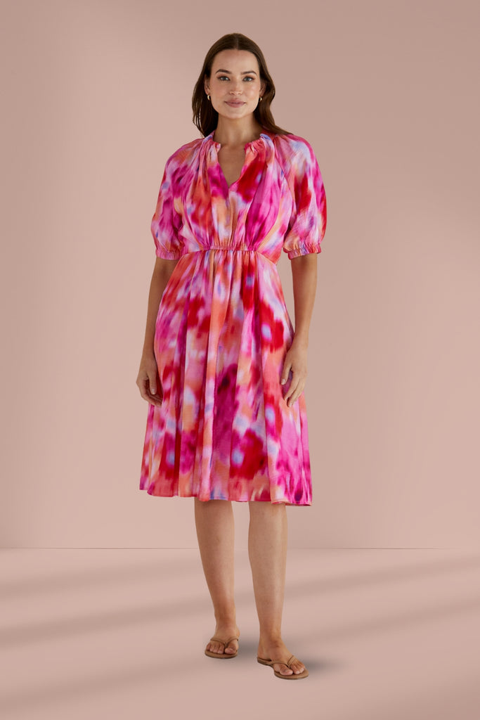 Betty Basics Emery Dress Floral Abstract From BoxHill