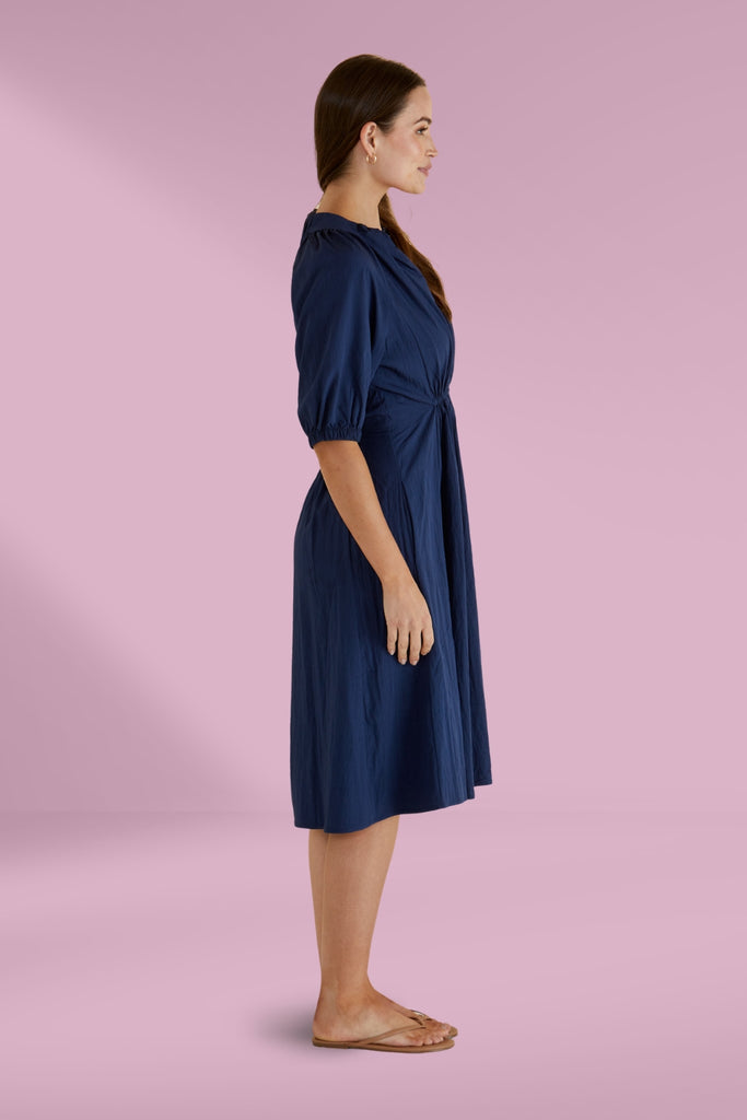 Betty Basics Emery Dress Navy Blue From BoxHill