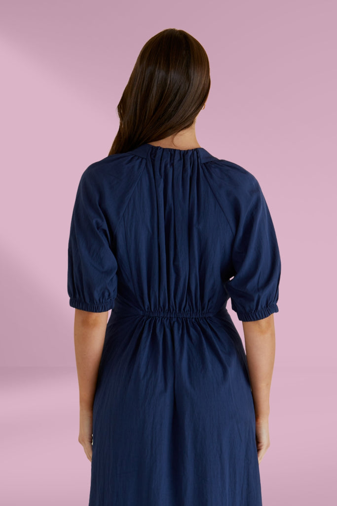 Betty Basics Emery Dress Navy Blue From BoxHill