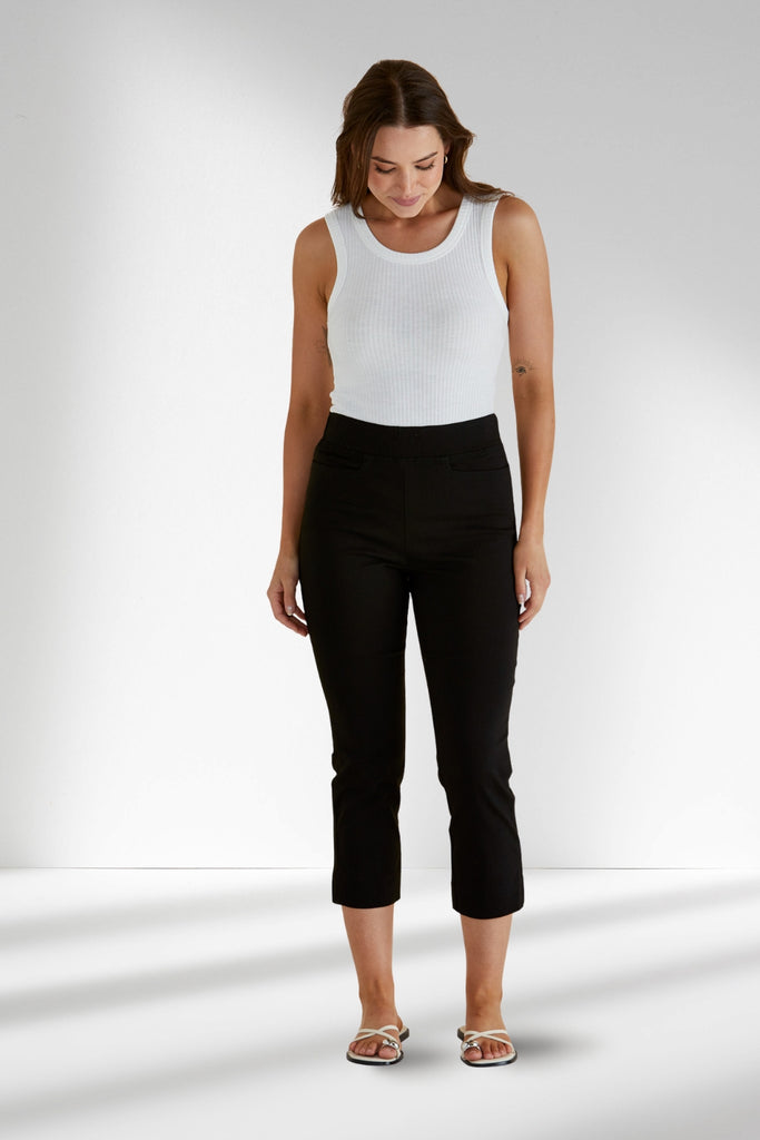 Betty Basics Francis Rib Tank White From BoxHill