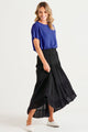 Betty Basics Ibiza Tiered Skirt Black From BoxHill