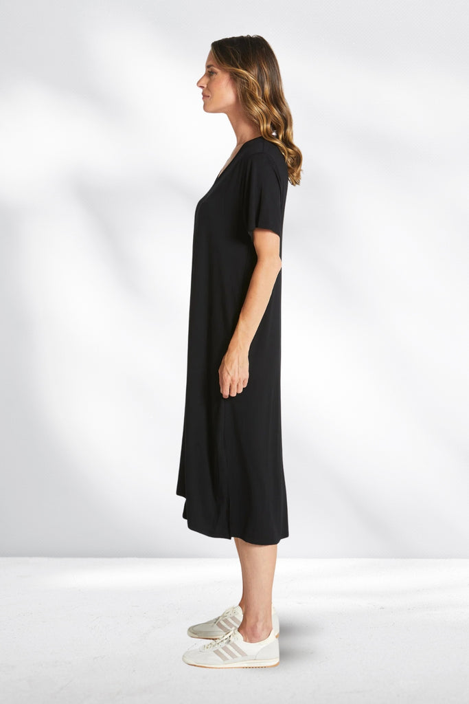 Betty Basics Irena Bamboo Dress Black From BoxHill