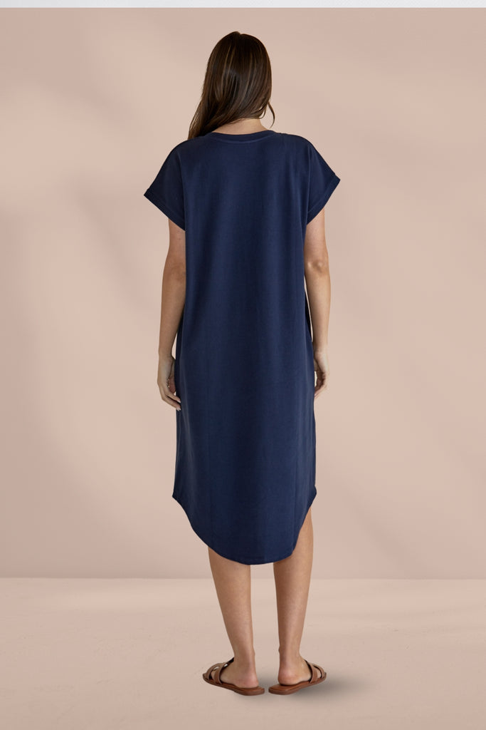 Betty Basics Jolene T-Shirt Dress Navy From BoxHill