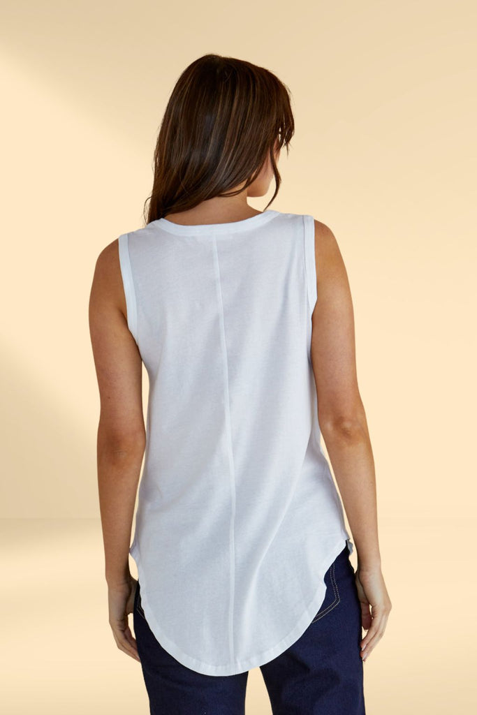 Betty Basics Keira Tank White From BoxHill