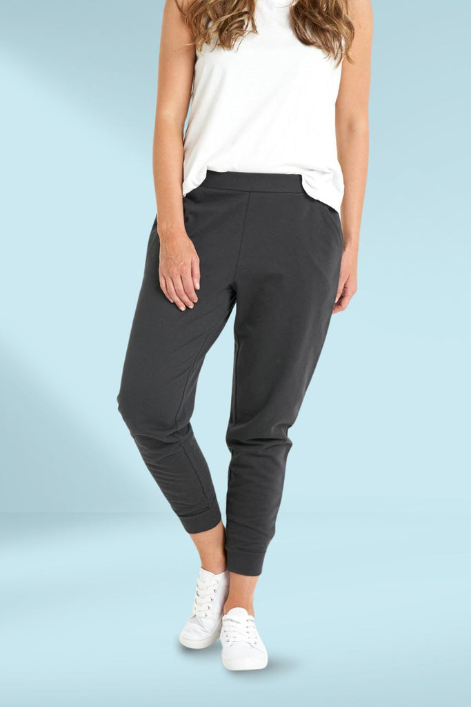 Betty Basics Lindsay Joggers Gunmetal From BoxHill