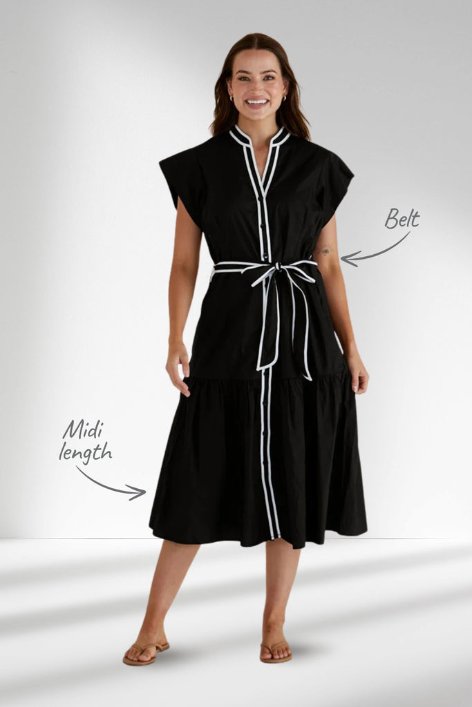 Betty Basics Mari Dress Black From BoxHill
