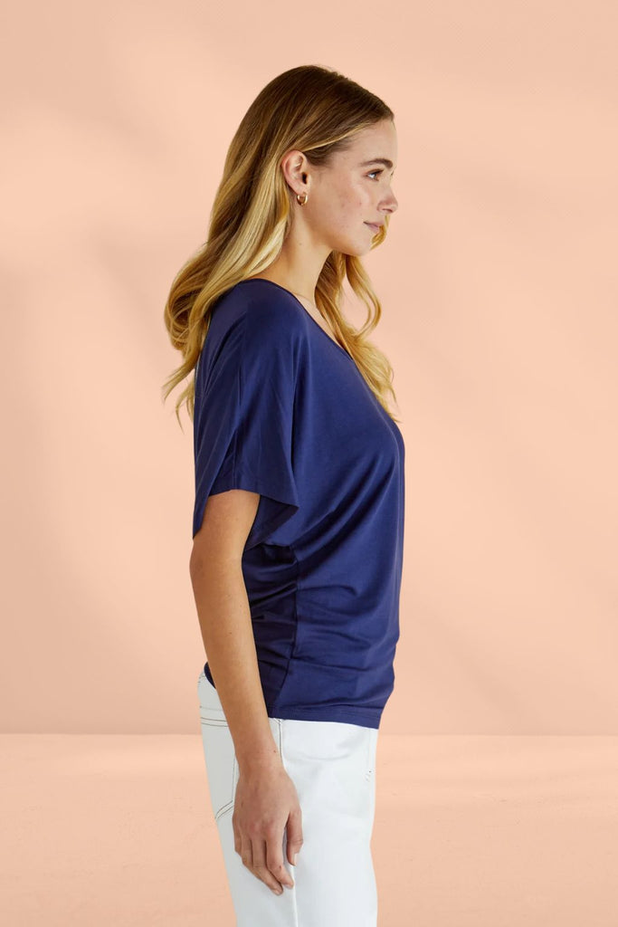 Betty Basics Maui Tee Navy From BoxHill