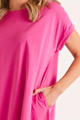 Betty Basics Maxine T-Shirt Dress Azalea From BoxHill
