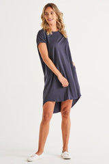 Betty Basics Maxine T-Shirt Dress Coal From BoxHill