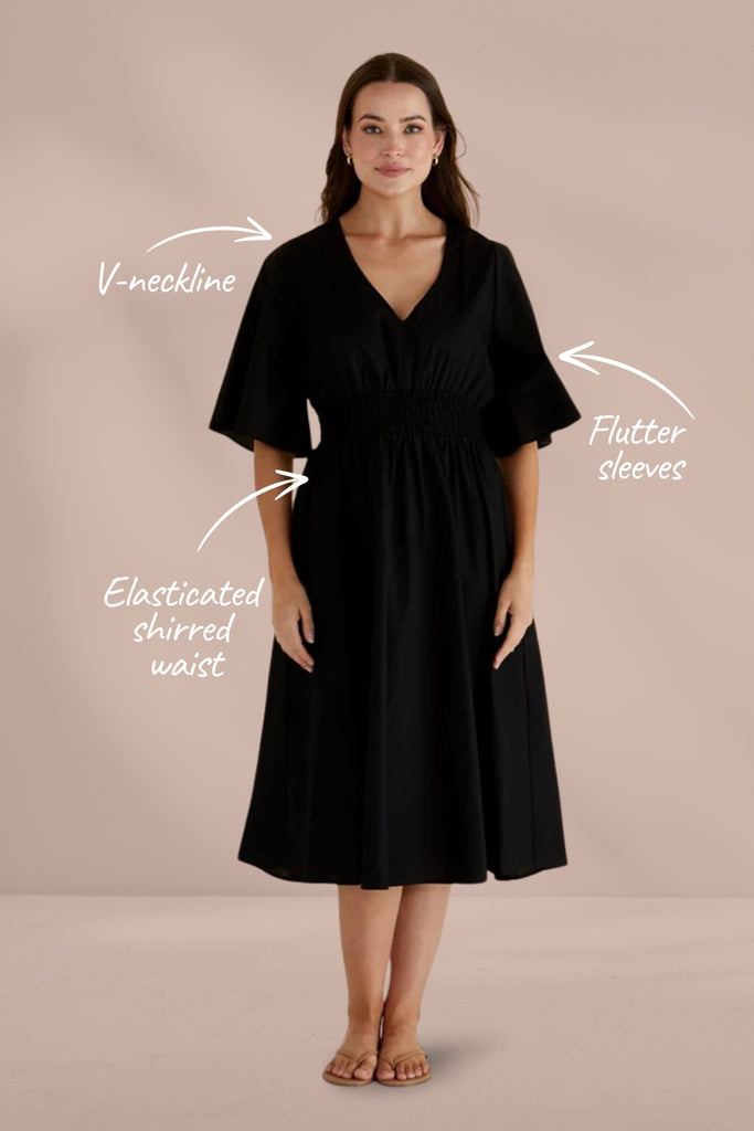 Betty Basics Mazie Dress Black From BoxHill