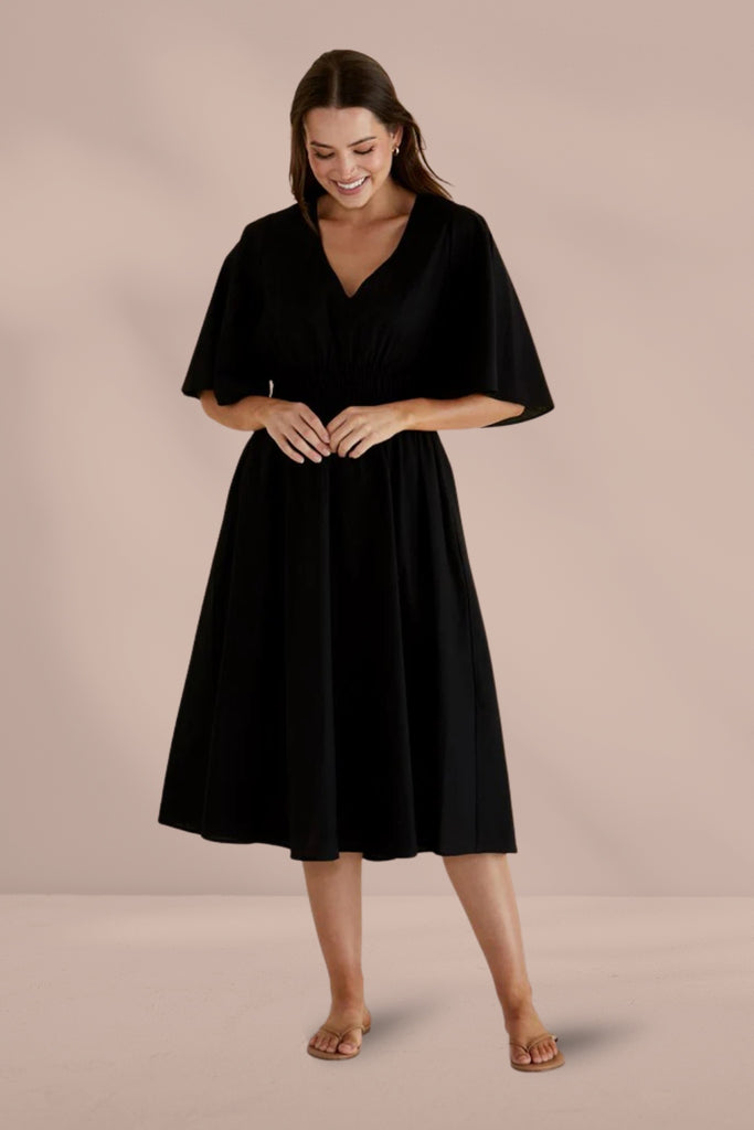 Betty Basics Mazie Dress Black From BoxHill