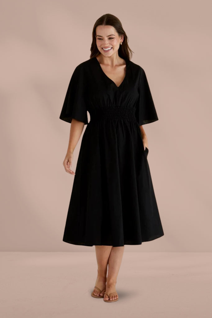 Betty Basics Mazie Dress Black From BoxHill