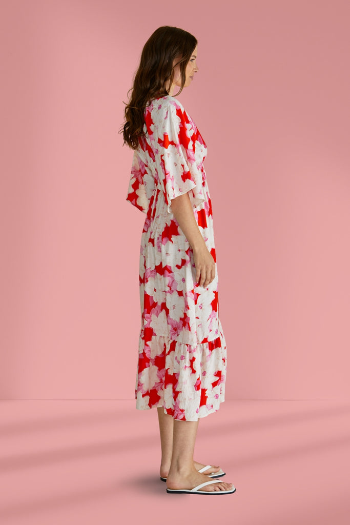 Betty Basics Moxie Dress Red Floral From BoxHill