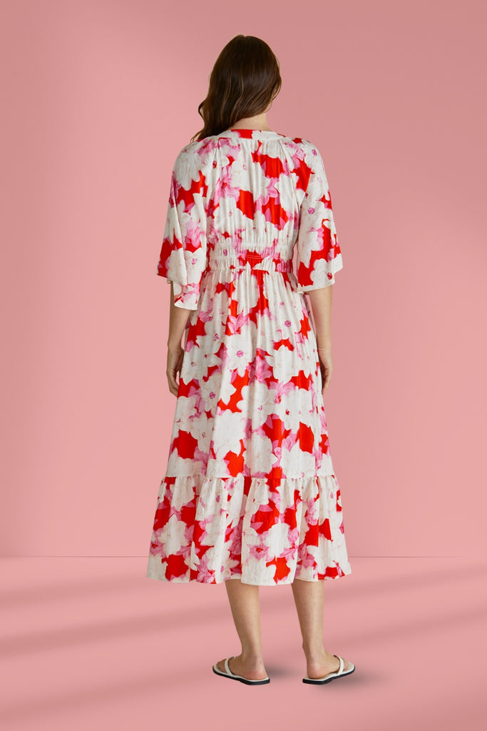 Betty Basics Moxie Dress Red Floral From BoxHill